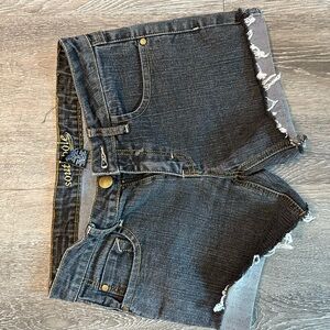 South Pole Distressed Denim Shorts
